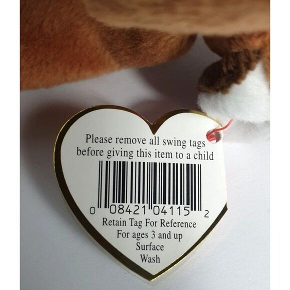 Vtg Ty Beanie Babies Sly The Fox Plush Toy Brown Wht 11" 1996 Style 4115 Retired - Picture 10 of 10